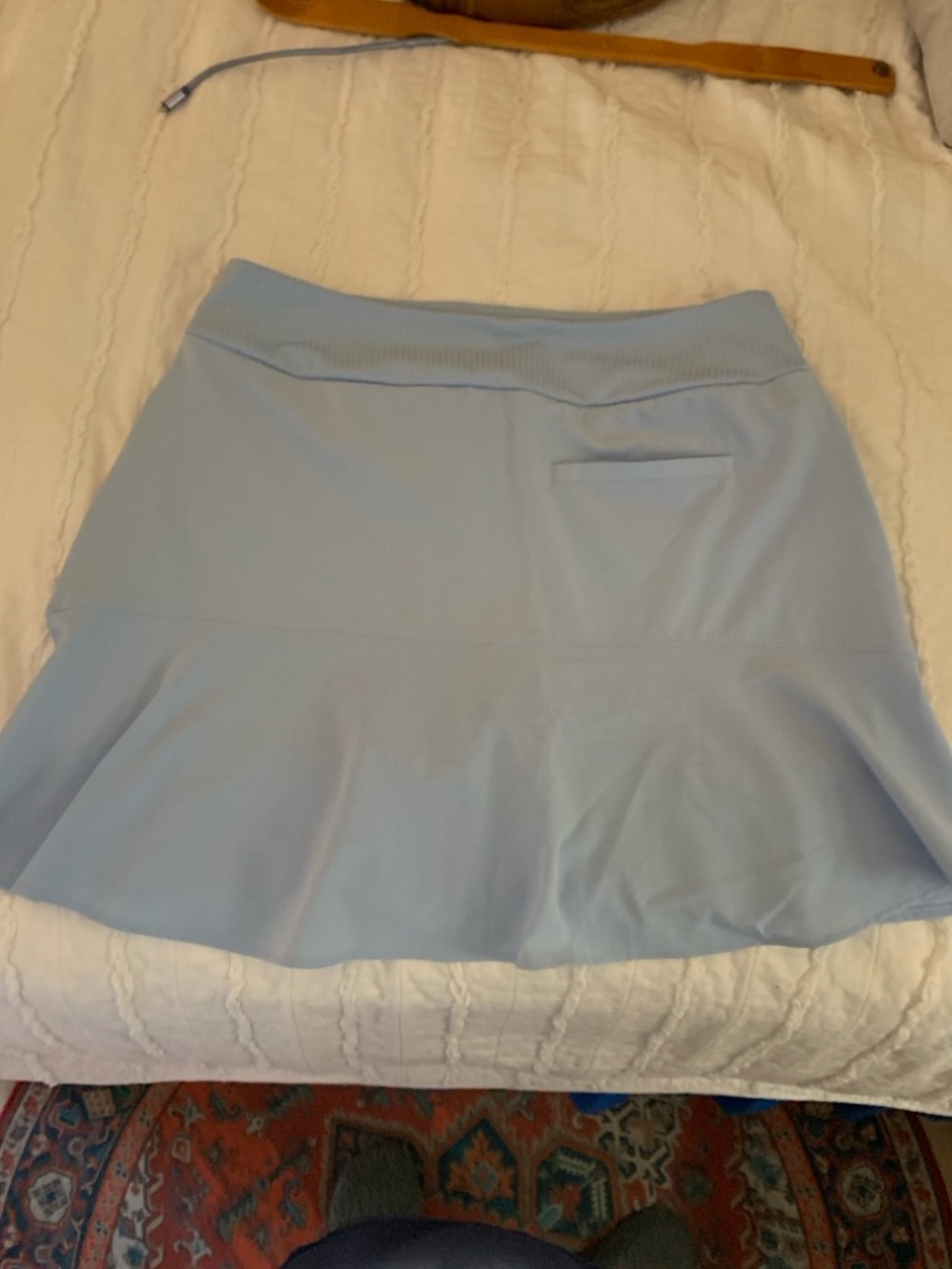 adidas Light Blue Circle Skirt - Flared Athletic Style